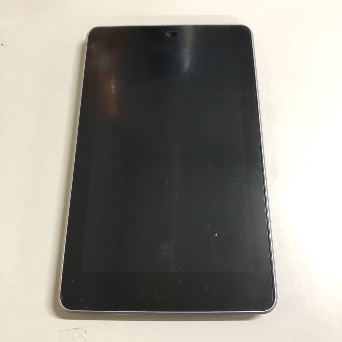 ◆ASUS Android Nexus7 タブレット Wi-Fiモデル ブラック 画面焼けあり　【24/0118/01_画像1