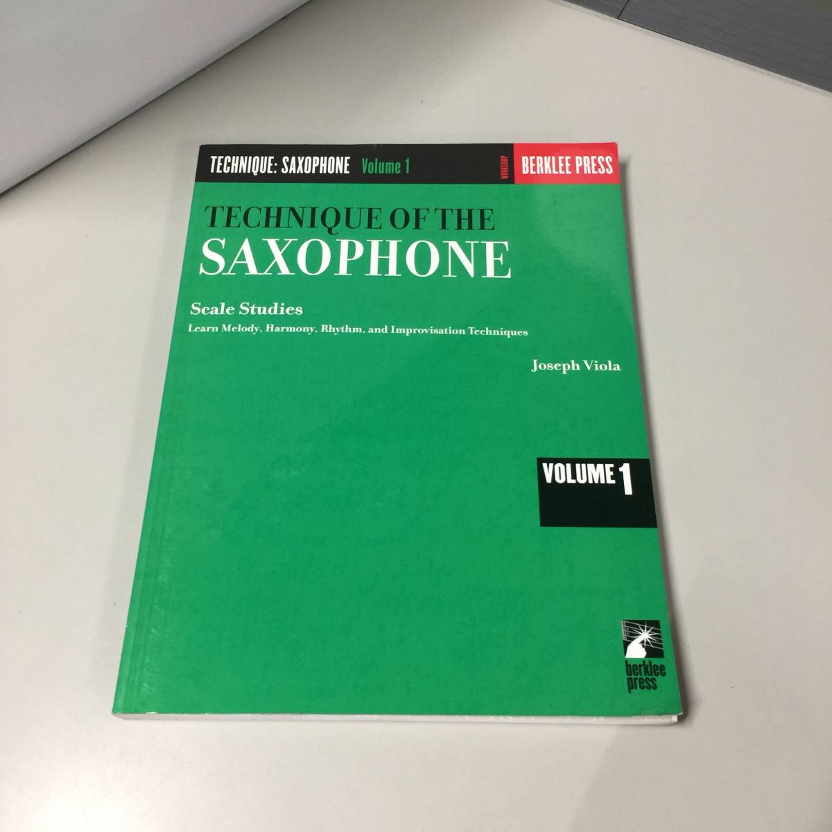 ◆Technique of the Saxophone Scale Studies 1 Rhythm Studies 【24/0131/01の画像1