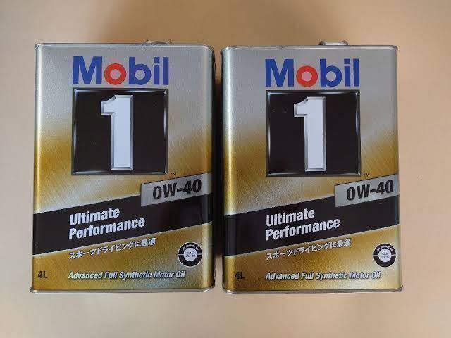 モービル 1 Mobil 1 0w40 4L / 2缶　8L 輸入車 ポルシェ GTR レクサス BMW ベンツ トヨタ_画像1