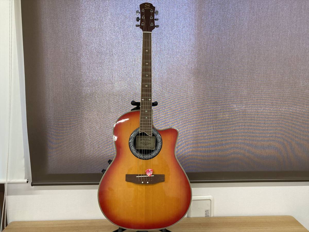 セピアクルーカスタム EA-300LH エレアコ レフティ lefty 雑誌で紹介された EA-300LH セピアクルーカスタム エレアコ