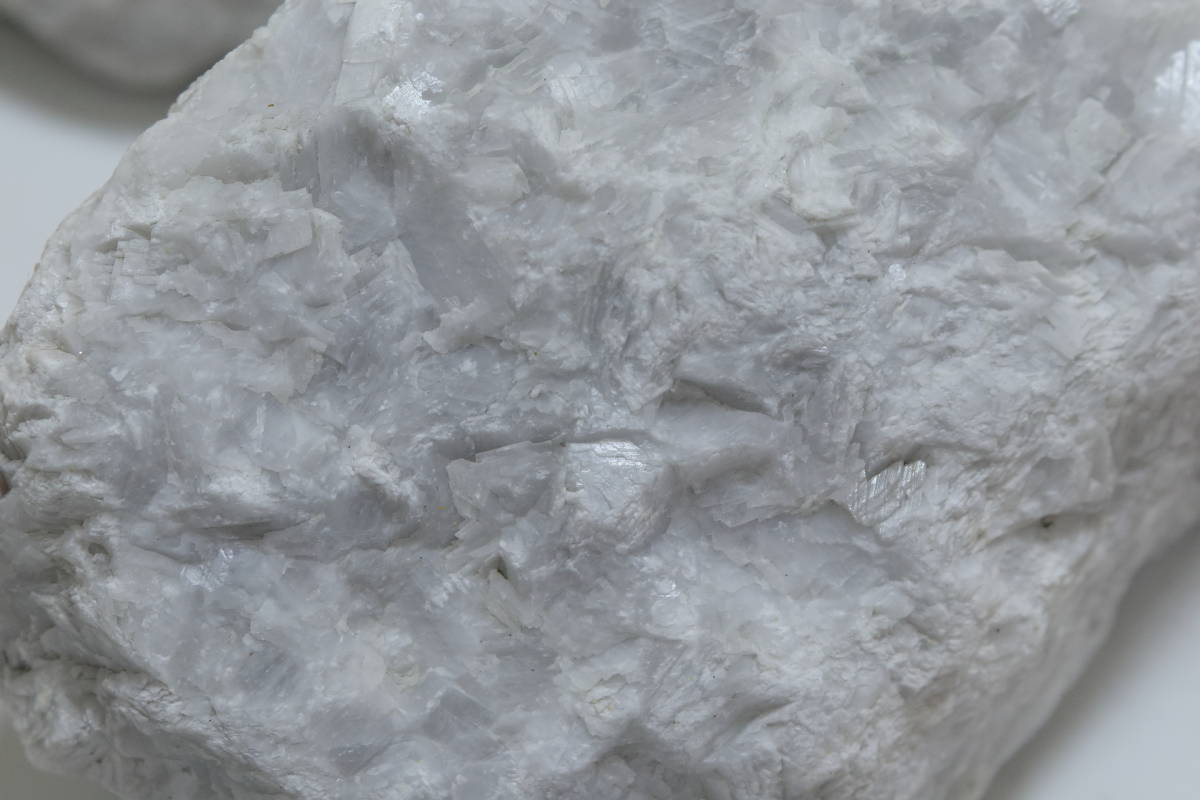 福島県田村市産　結晶質石灰岩7個　石灰石、大理石、カルサイト、炭酸カルシウム_画像1