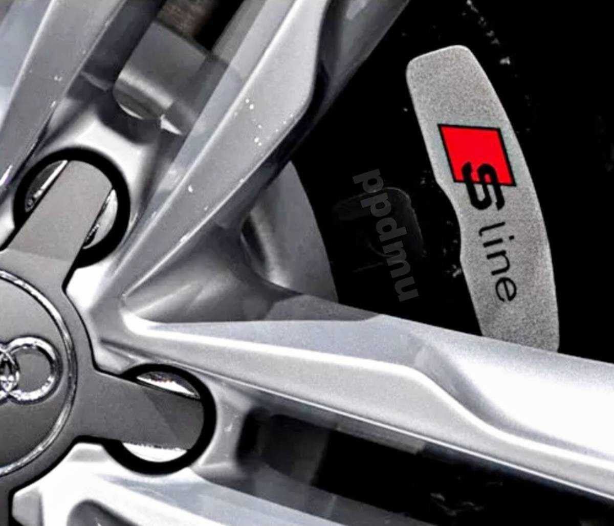 S line жаростойкий переводная картинка стикер * украшать суппорт тормоза / покрытие custom Audi A Q TT S линия эмблема передний задний 