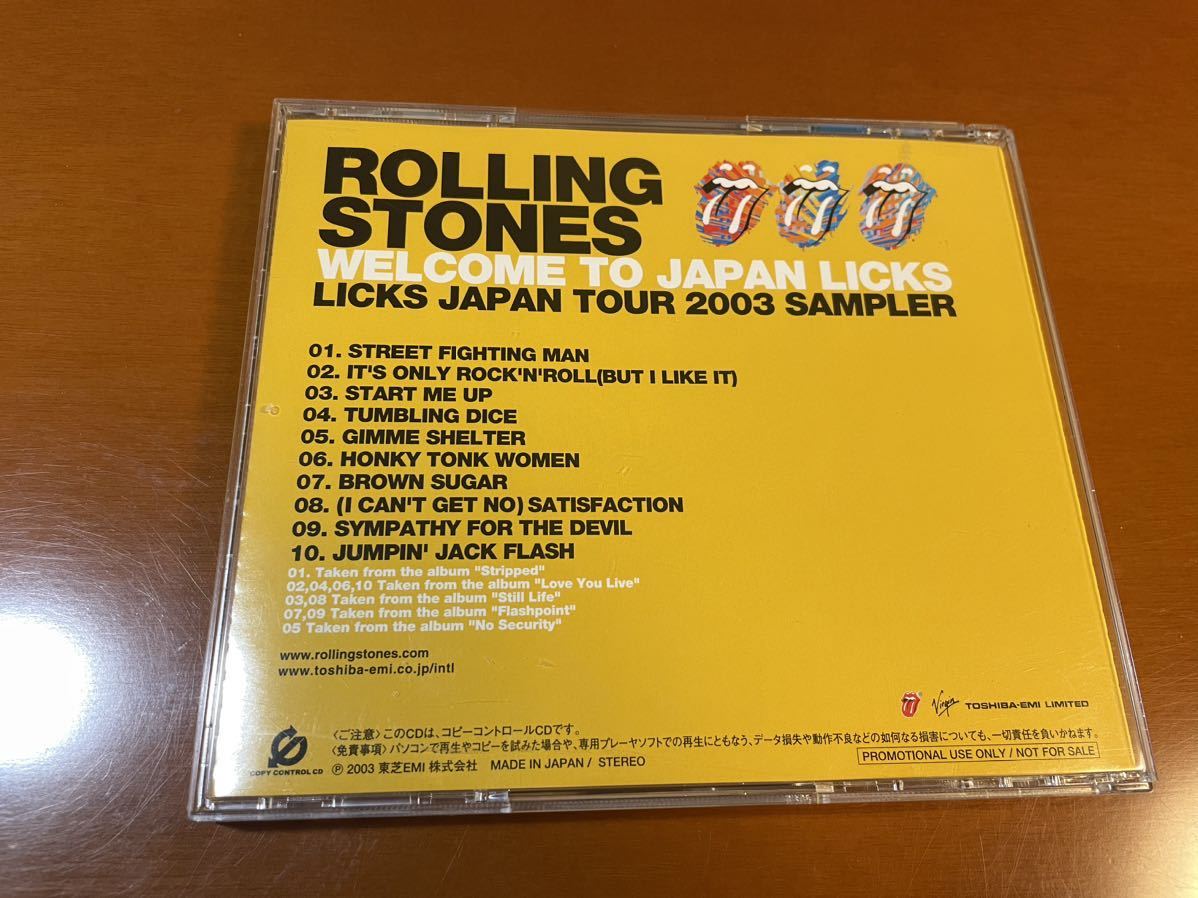 ローリング・ストーンズ CD LICKS JAPAN TOUR 2003 SAMPLER_画像4