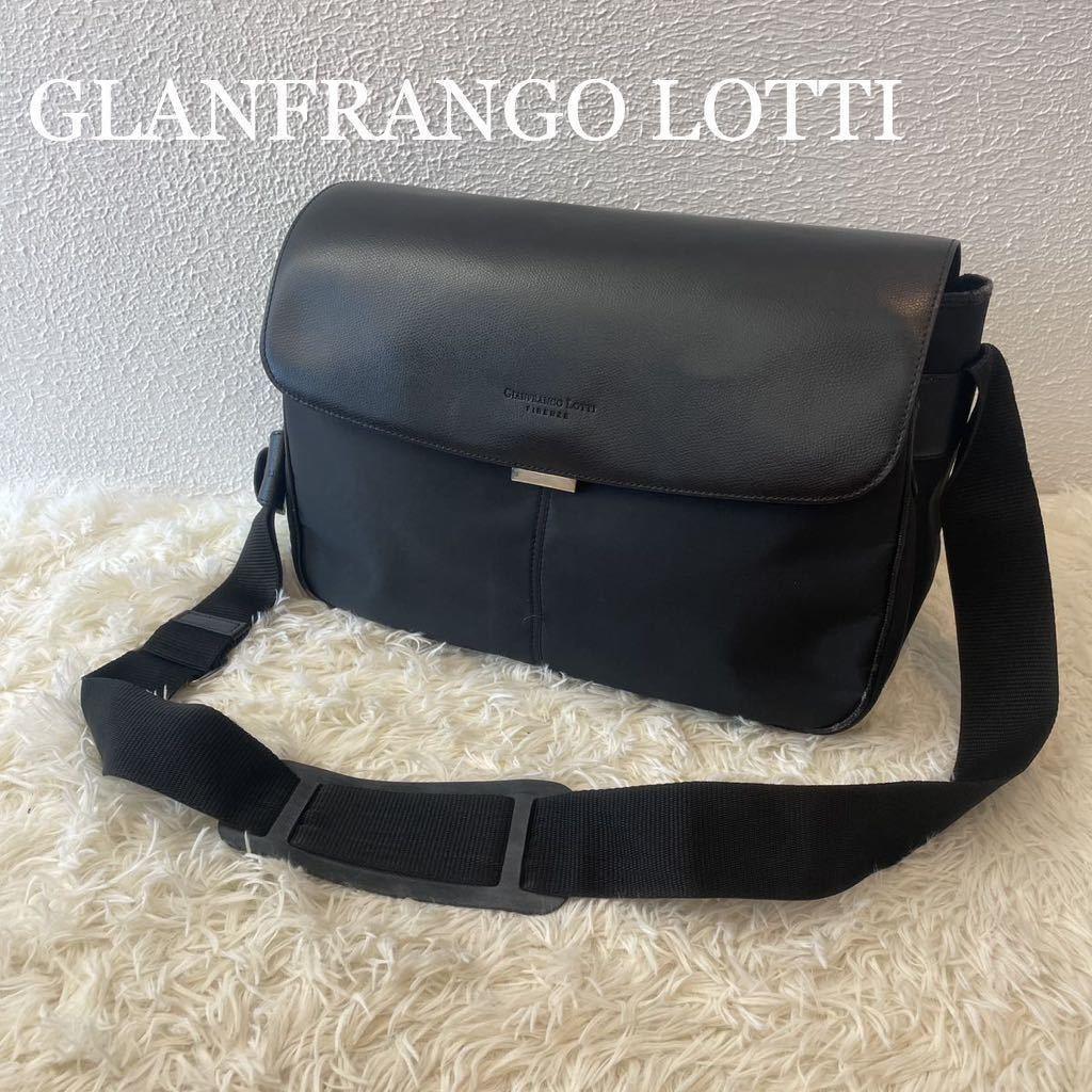 GLANFRANGO LOTTI ショルダーバッグ ブラック黒