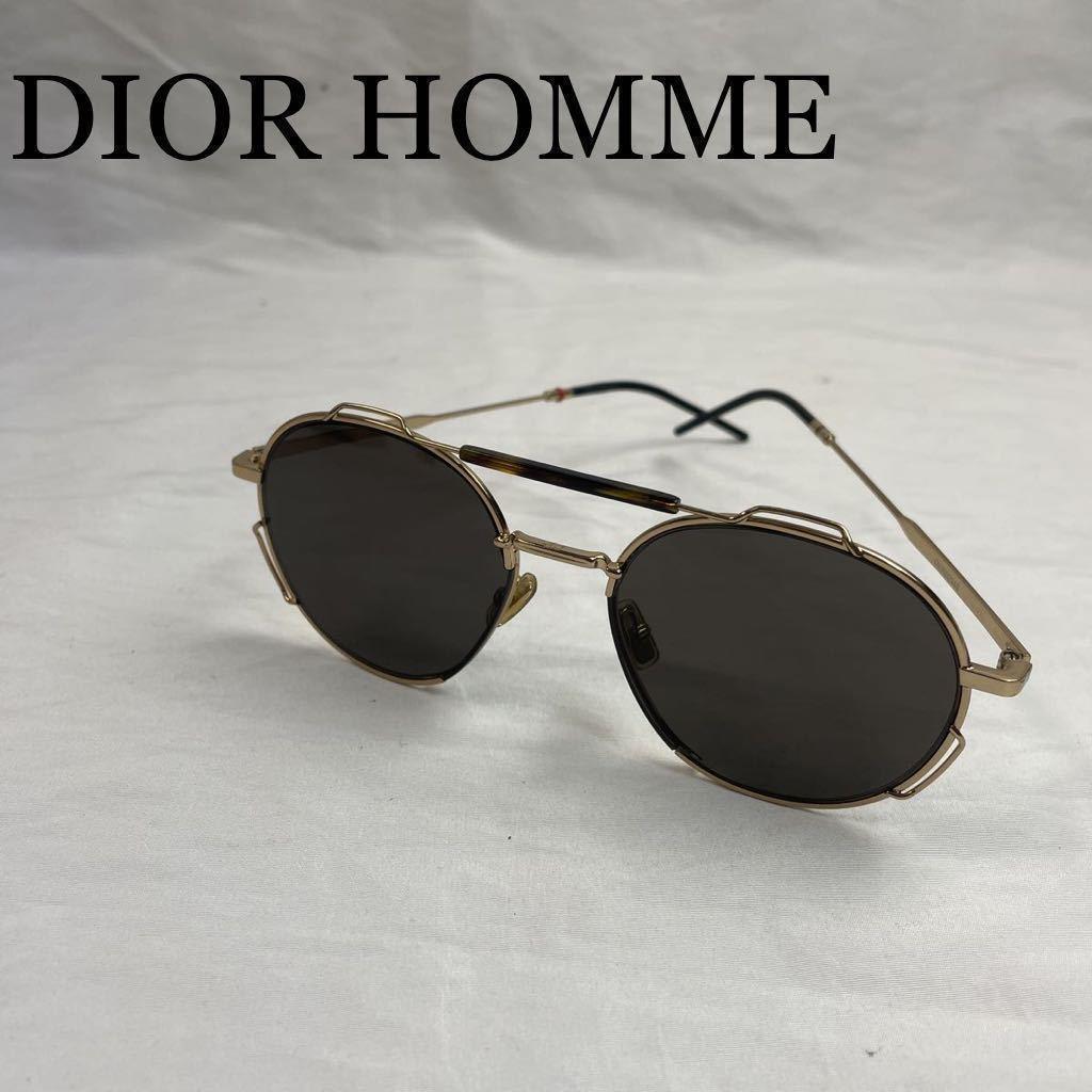 DIOR HOMME Dior солнцезащитные очки Gold рама черный 
