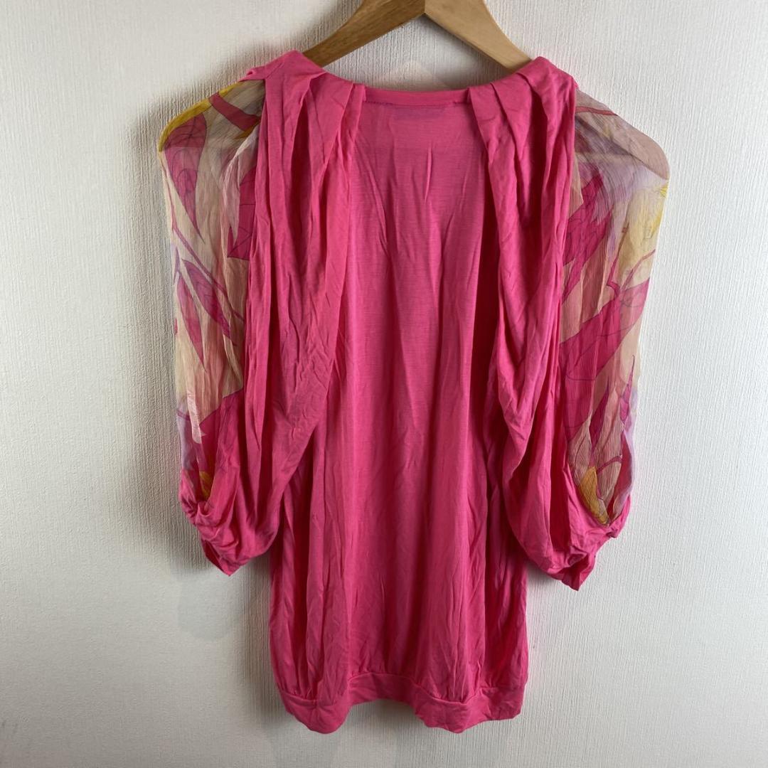 EMILIO PUCCIpchi рисунок розовый блуза xs