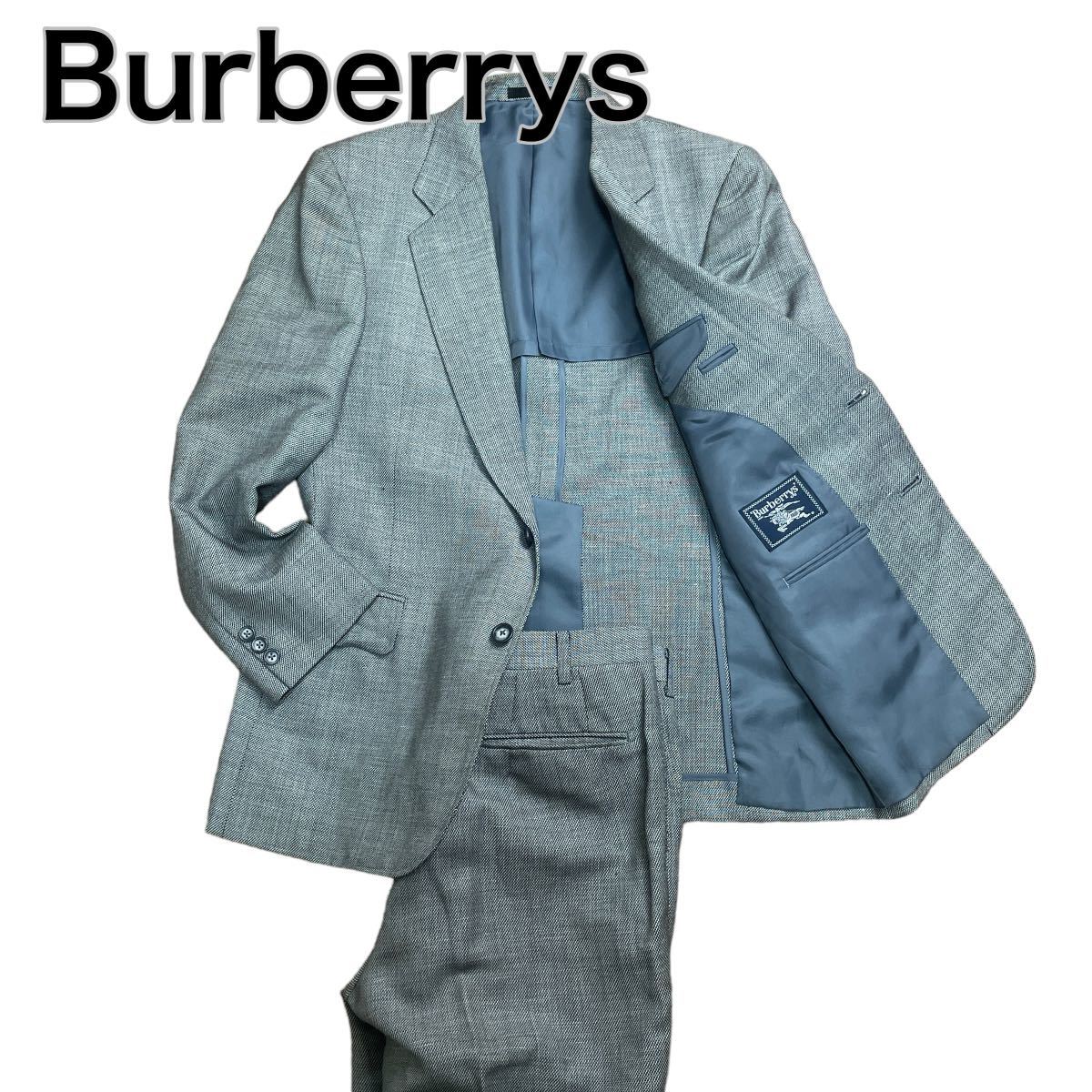 Burberrys バーバリー セットアップ 2Bシングルスーツ グレー L ビジネス 紳士