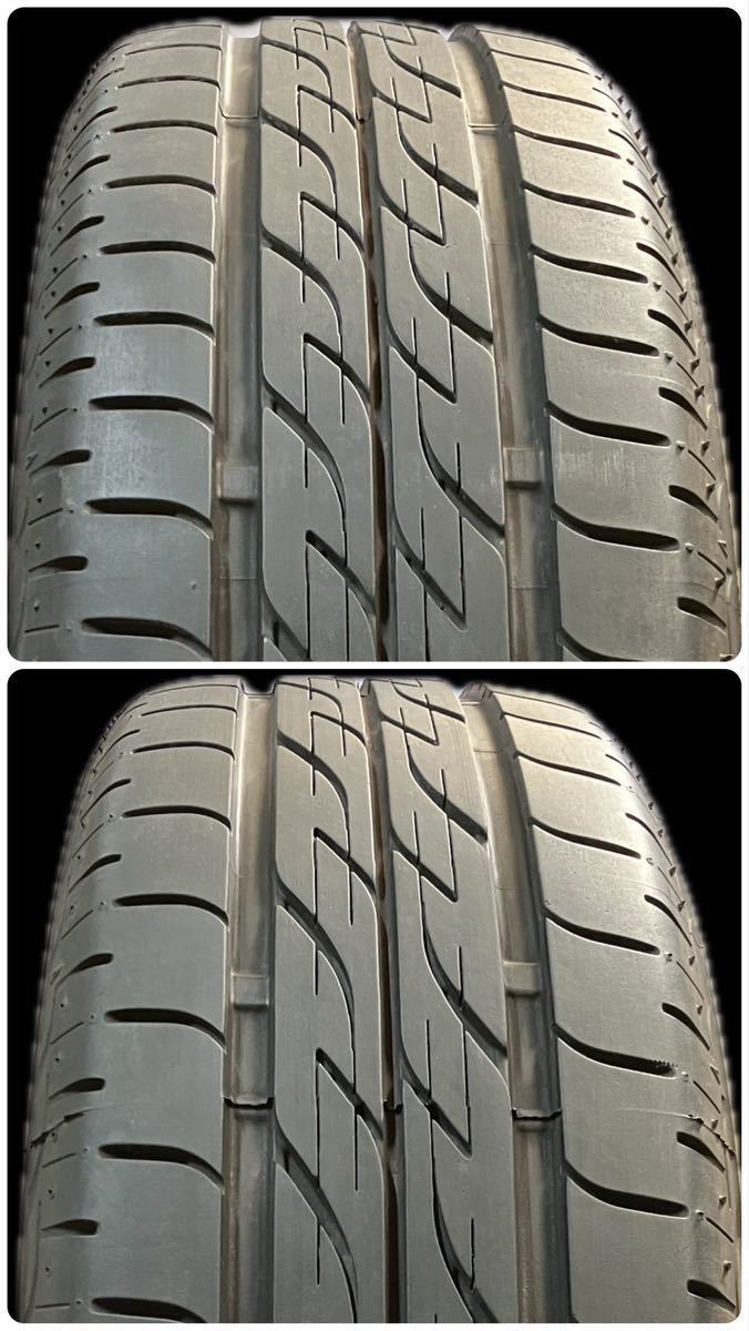 2022年製BRIDGESTONE付「 i 」専用 F145/65R15 R175/55R15 4穴 PCD100 純正 15インチ 鉄 スチール ホイール 4Hピッチ100 アイ ミーブ HA1W_画像3