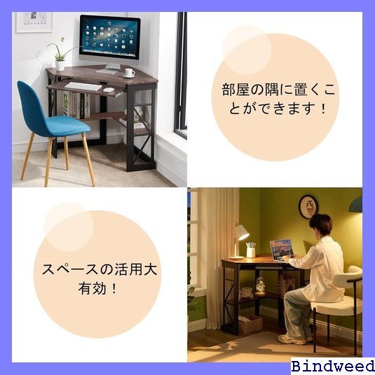 全品送料無料♪ コンパクト 机 VECELO パソコンデスク 勉強机 省ス 日本輸入品 書斎 作業台 在宅勤務 29_画像3