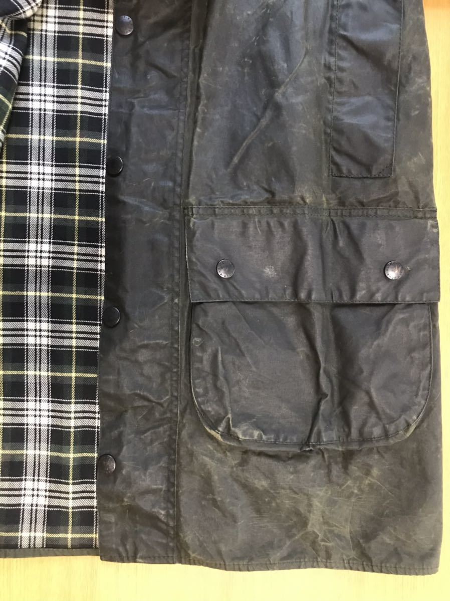 Barbour Gamefair C40 Sage 3ワラント　90s ヴィンテージ バーブァー 説明書付き_画像7