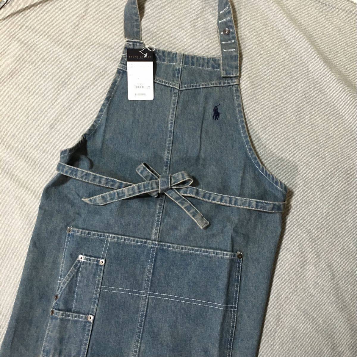 Ralph Lauren * new goods * wonderful Denim apron *: Real Yahoo auction  salling