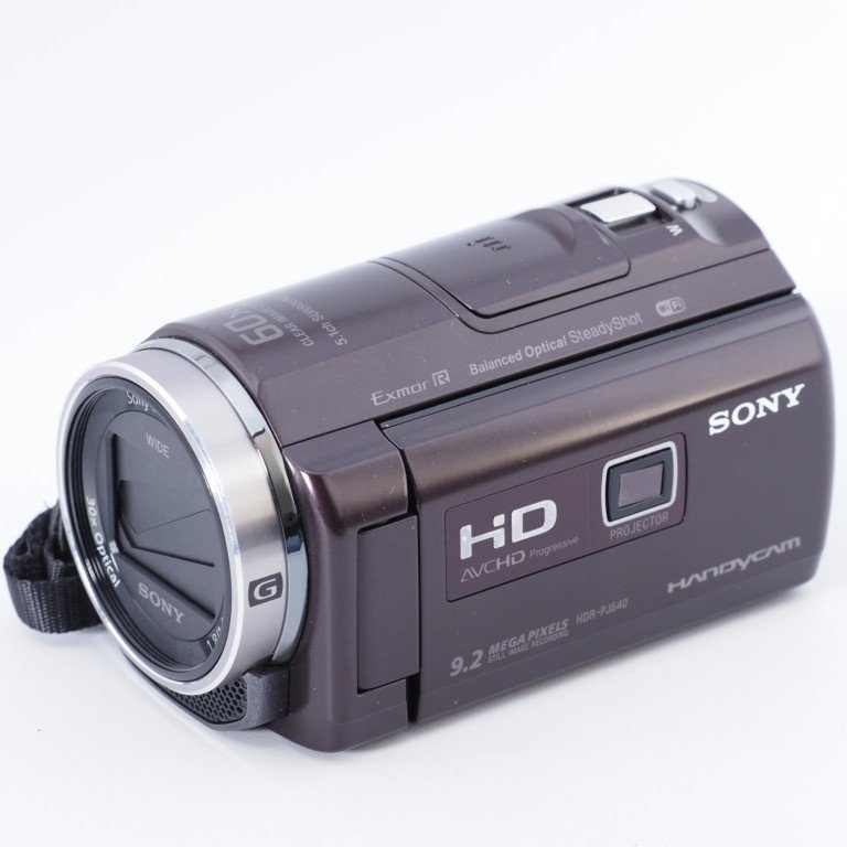 【難あり品】SONY ソニー ビデオカメラ Handycam PJ540 内蔵メモリ32GB ブラウン HDR-PJ540/T #8724