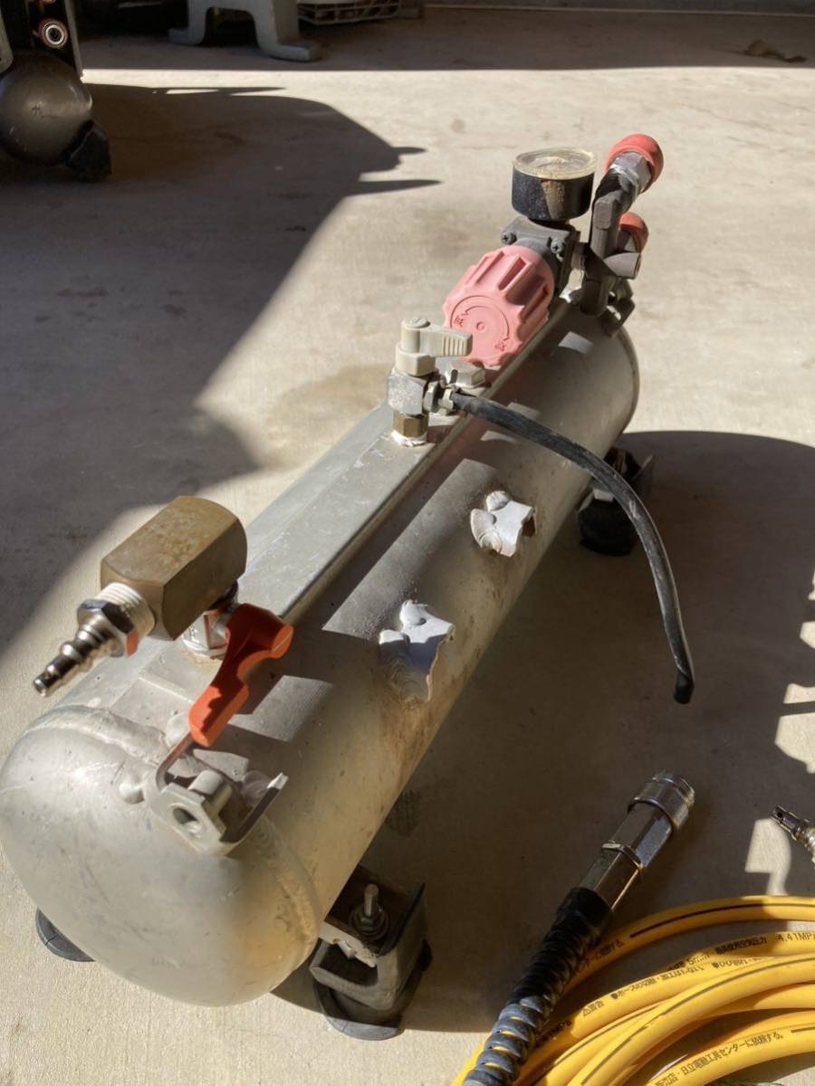 ハイコーキ　日立工機　高圧エアコンプレッサ　補助タンク　専用ホース　自作_画像6