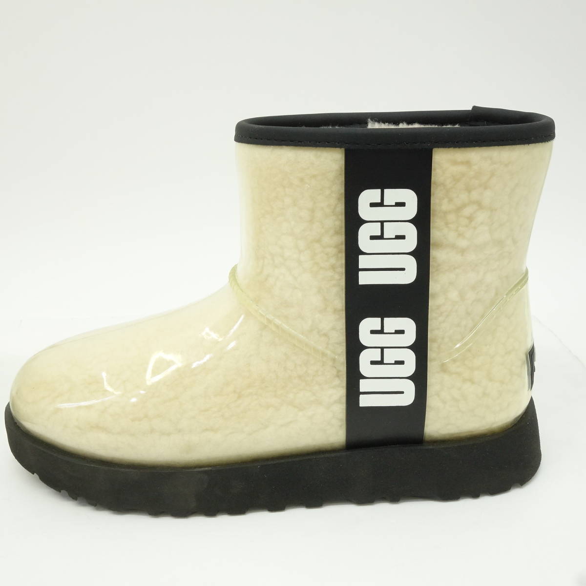 157♭UGG アグ Classic Clear Mini クラシック クリア ミニ 1113190 レインブーツ レディース US7 24cm 箱有 ※中古_画像3