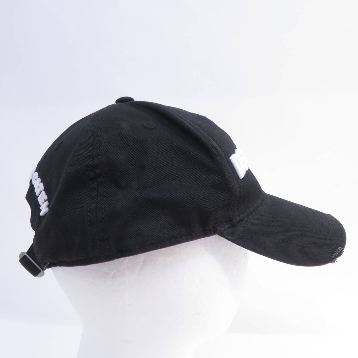 145♭DSQUARED2 ディースクエアード CAP ロゴ キャップ 帽子 S82BC0028 フリーサイズ ※中古_画像3