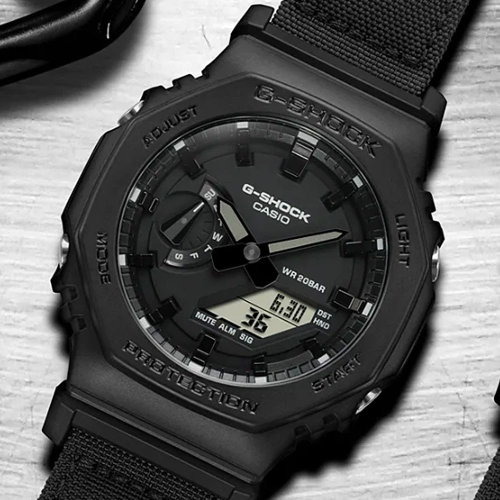 カシオ CASIO G-SHOCK GA-2100BCE-1AJF 腕時計 メンズ ブラック アナログ 国内正規品_画像3