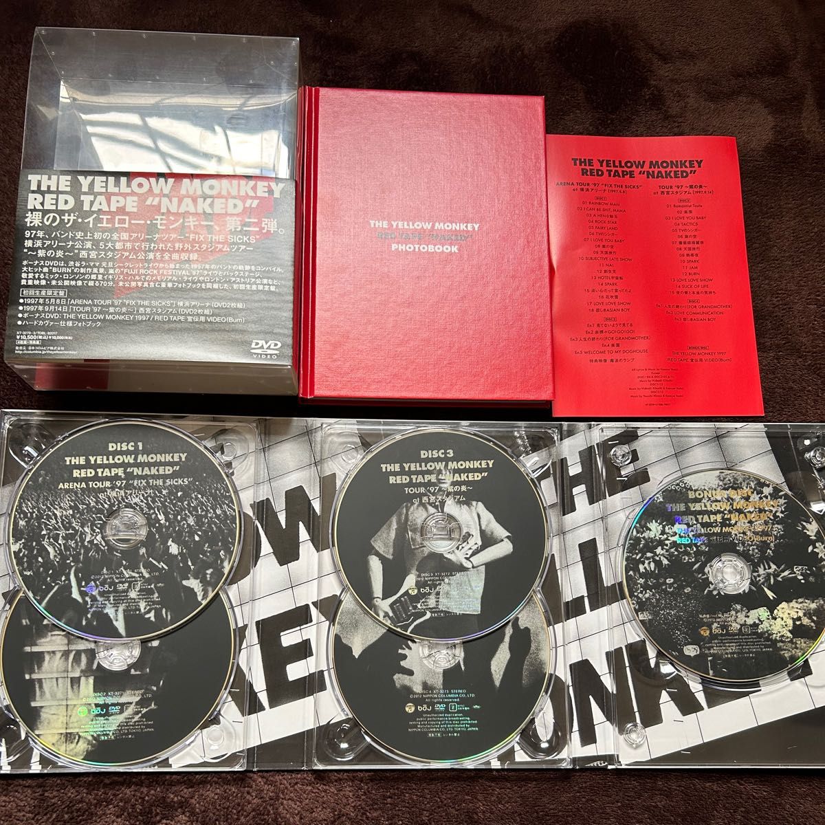 初回生産限定盤 THE YELLOW MONKY RED TAPE “NAKED” イエモン 吉井和哉  DVD