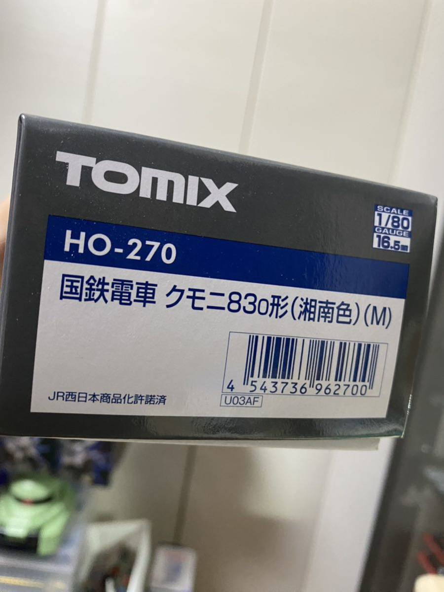 TOMIX HO-270湘南色クモニ83-0形モーター車_画像1