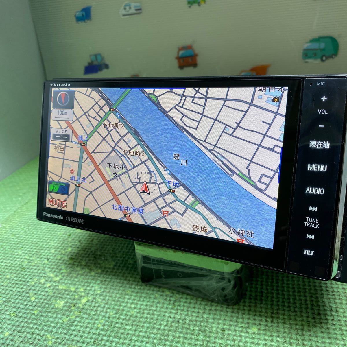 ★保証付動作★パナソニック ストラーダHDDナビ CN-R500WD★地デジフルセグ/Bluetooth/SD/USB/ipod/HDMI_画像4