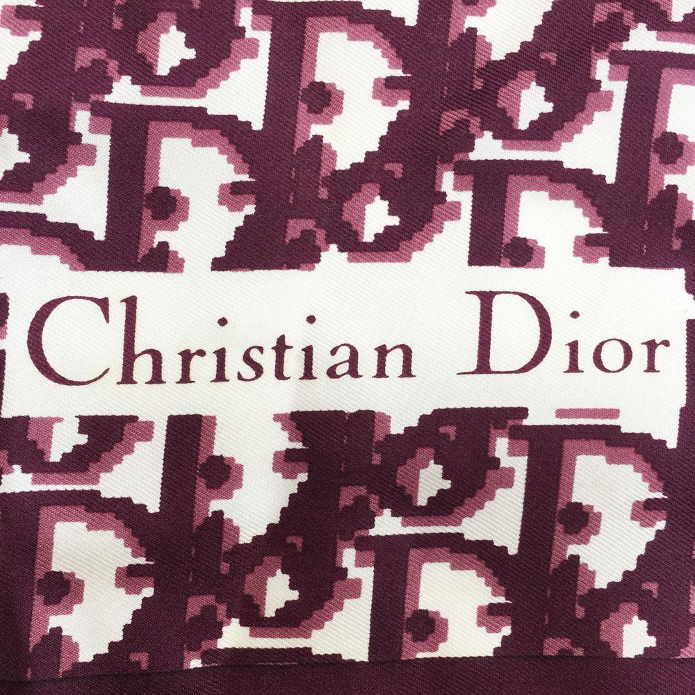 Christian Dior クリスチャンディオール トロッター柄スカーフ 鐘紡 ◇クリスチャンディオール Christian Dior 鐘紡株式会社