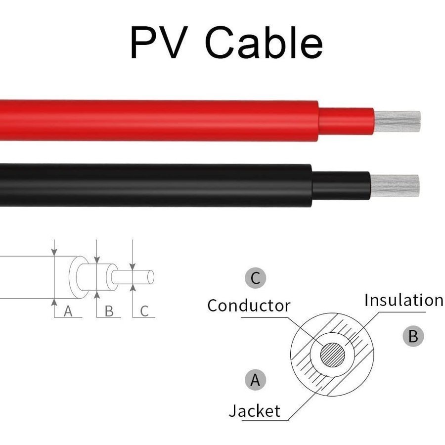 SEKIYA MC-4 ソーラーケーブル to アンダーソン コネクタ Anderson 10AWG コネクター 長さ 90cm ポータブル電源 太陽光パネル SEKIYA_画像3