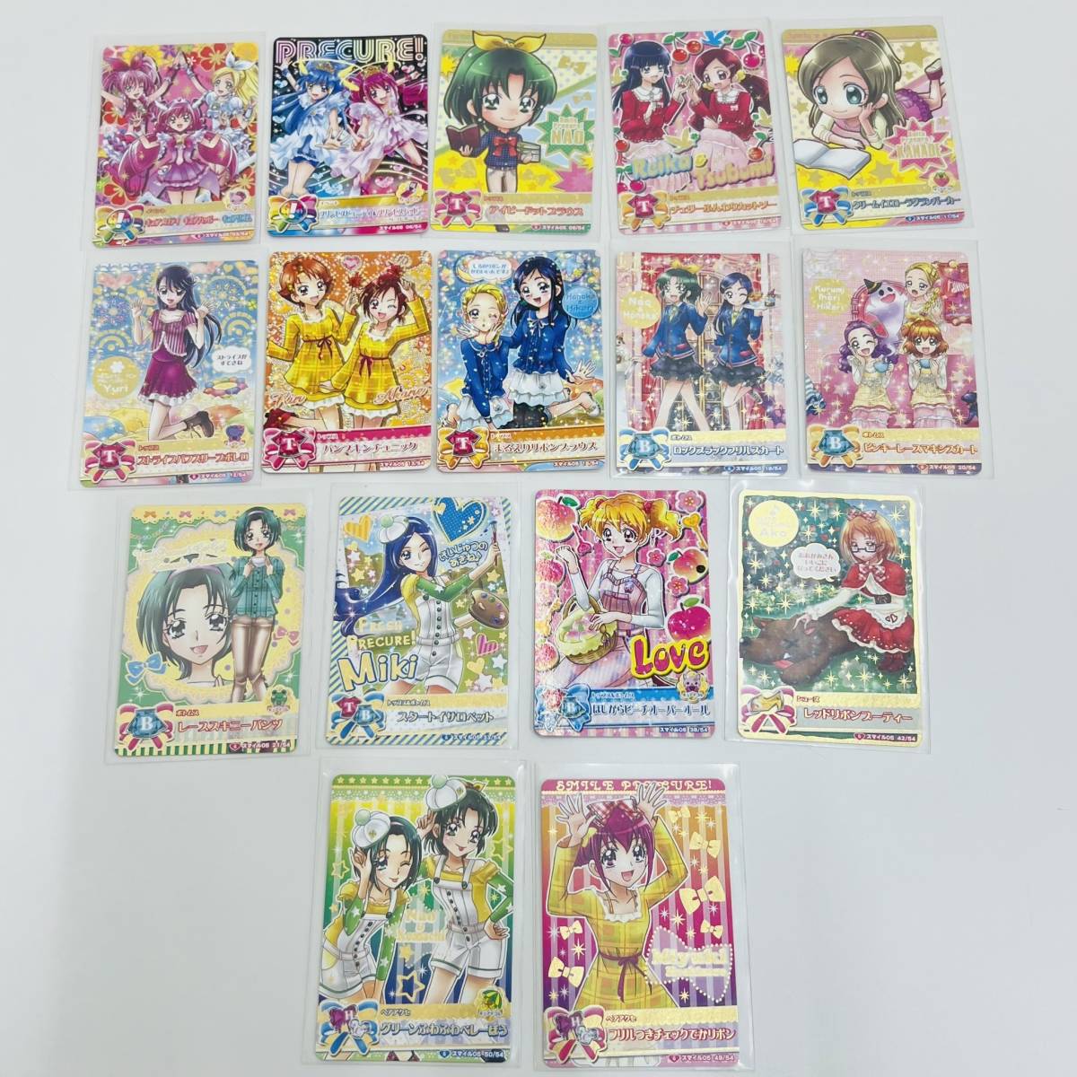 #8913AZ プリキュア カード プリキュアデータカードダス スマイル 4～6 キラ 230枚以上 大量 まとめ トレカ 現状品_画像9