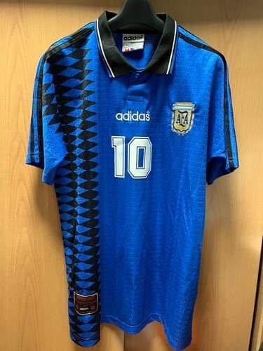 WC 1994 アルゼンチン代表 (A) ユニフォーム マラドーナ_画像1