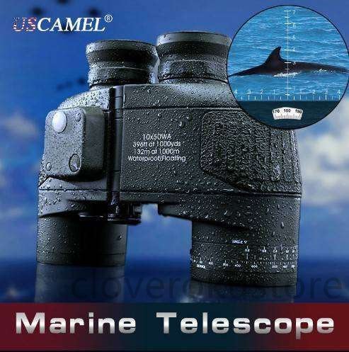 ミリタリー10×50 HD海洋双眼鏡ズーム距離計コンパス 望遠鏡接眼レンズ 防水窒素アーミーグリーンUSCAMEL_画像5