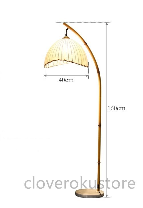 LEDフロアスタンド　寝室フロアライト フロアランプ スタンドライト インテリア　竹　大理石　照明 おしゃれ_画像4