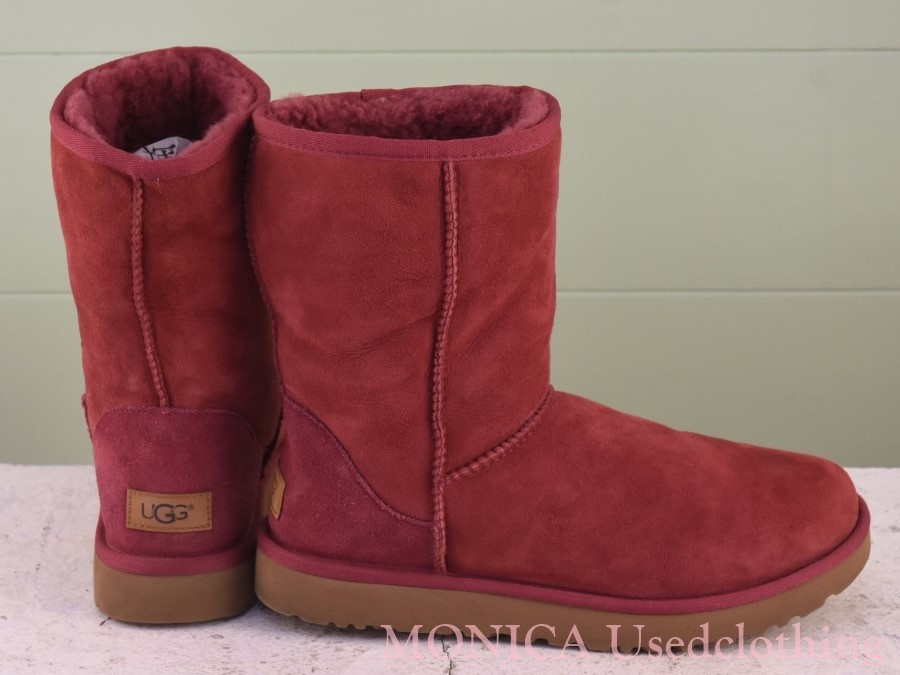 MK626* lady's [UGG] mouton boots red 40 25cm