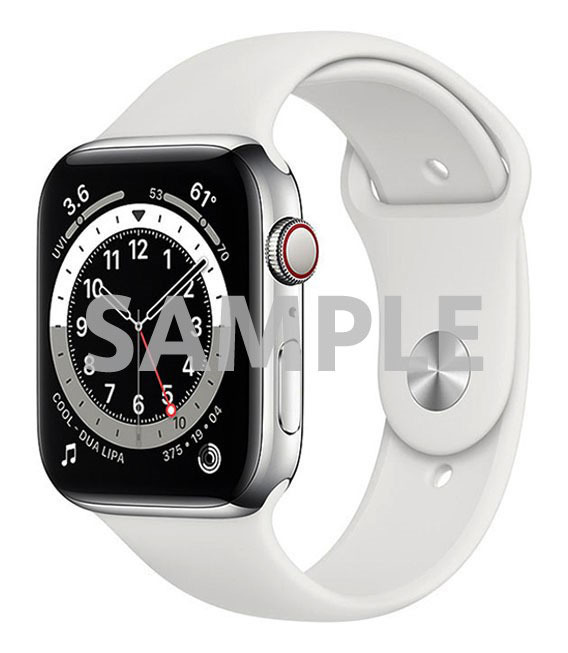 Series6[44mm セルラー]ステンレススチール シルバー Apple Wa…_画像1