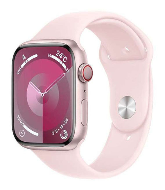Series9[45mm セルラー]アルミニウム ピンク Apple Watch MRML…