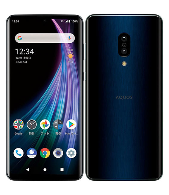 AQUOS zero2 906SH[256GB] SoftBank アストロブラック【安心保…_画像1