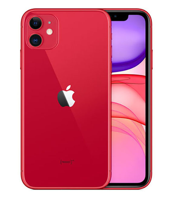 iPhone11[64GB] au MWLV2J レッド【安心保証】_画像1