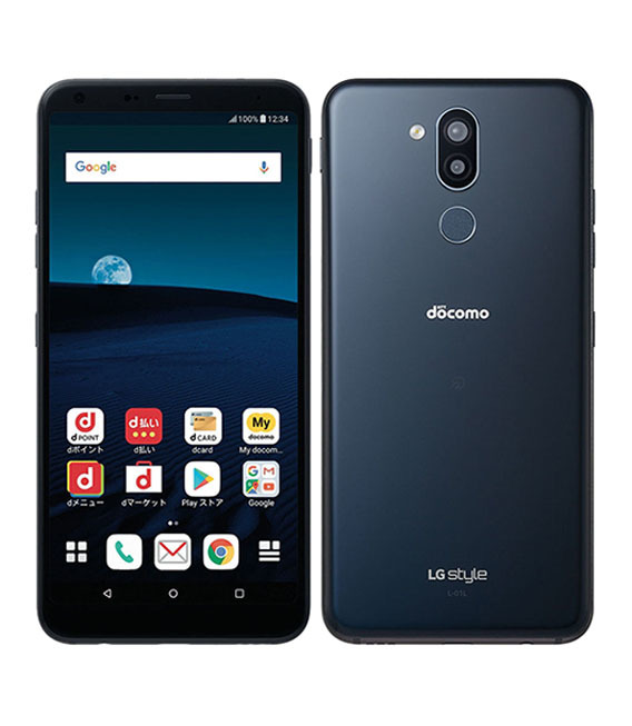 LG style 2 L-01L[64GB] docomo ブラック【安心保証】_画像1