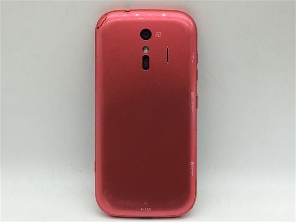 らくらくスマートフォン F-42A[32GB] docomo ピンク【安心保証】_画像3