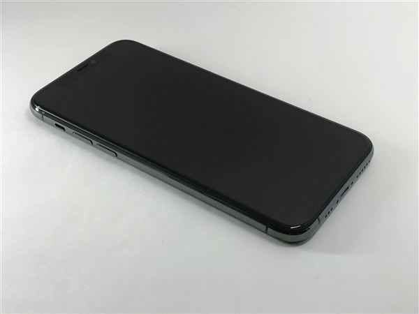 iPhone11 Pro[64GB] SIMロック解除 au ミッドナイトグリーン【…_画像4