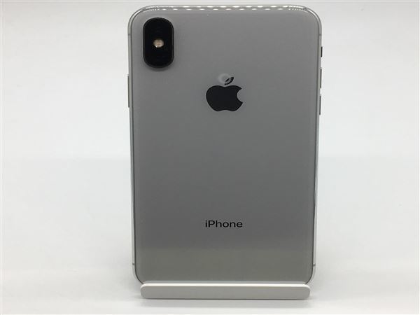 iPhoneX[64GB] docomo MQAY2J シルバー【安心保証】_画像3