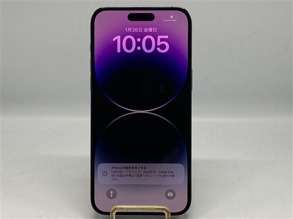 iPhone14 Pro Max[128GB] SIMフリー MQ993J ディープパープル …_画像2