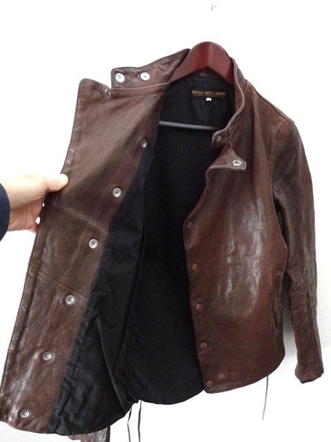 現 FAR EASTERN ENTHUSIAST:ファーイースタンエンスージアスト/RYESVILLE KOATS＆JACKET/GREAT SMOKY/カウレザー ジャケット/ライダース/S_画像10