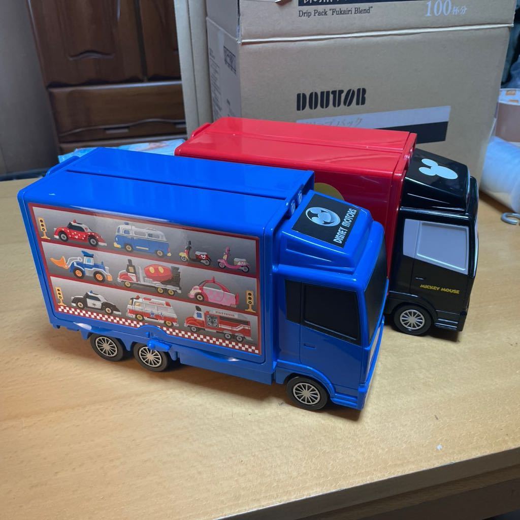 トミカ　ディズニー　トラック　２台セット　収納　ミッキーマウス　DISNEYMOTORS _画像4