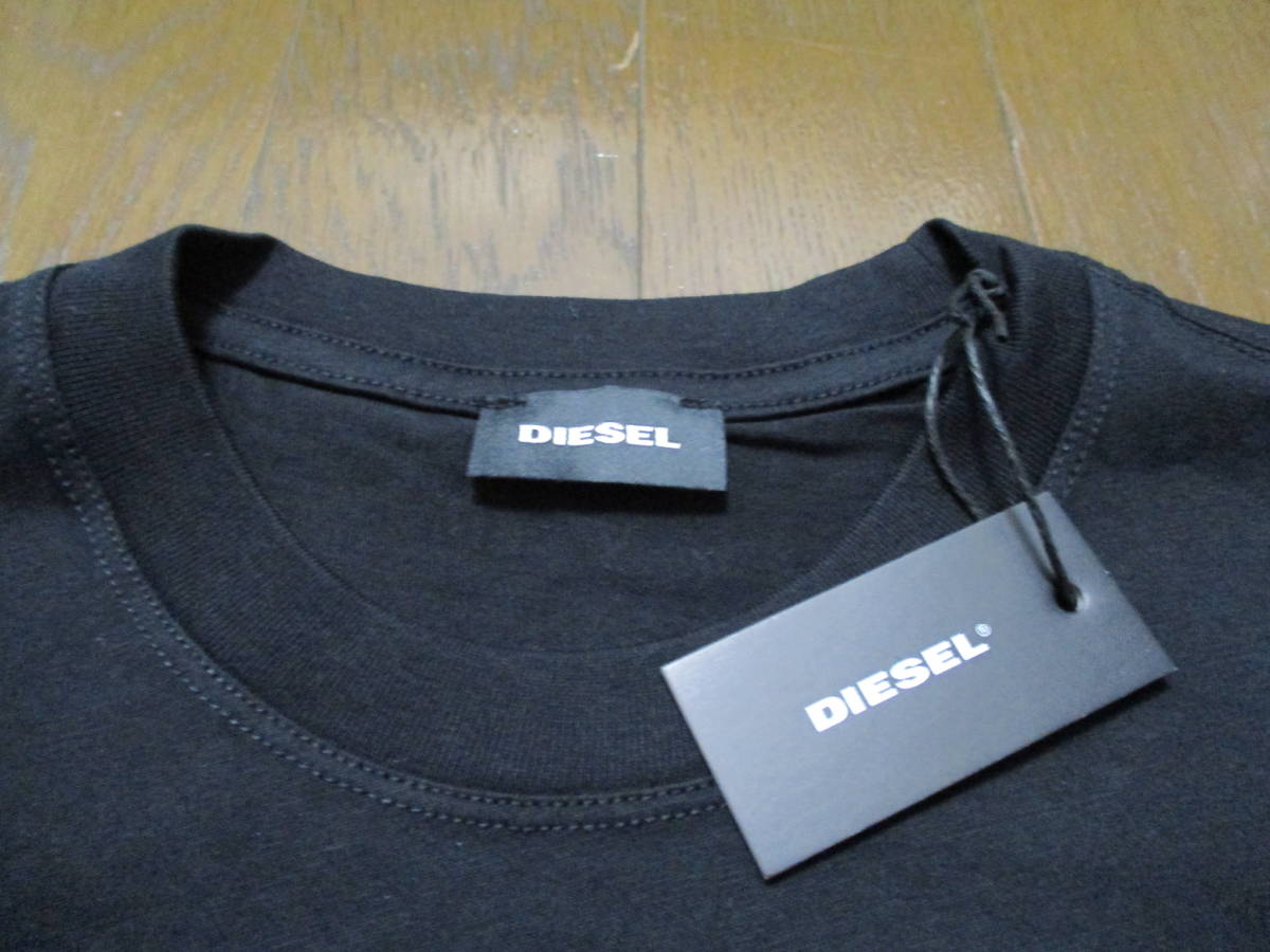 ☆DIESEL/ディーゼル☆未使用 T-JUST-YD 半袖Tシャツ サイズ：S ブラック_画像6