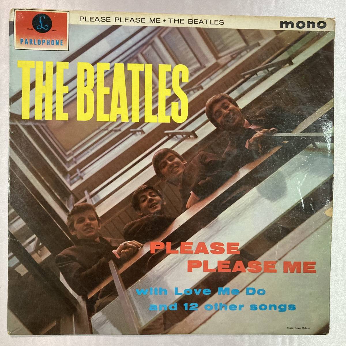 マト1N/1N　UKモノラル盤イエローパーロフォン　4thプレス　PLEASE PLEASE ME　ビートルズ　THE BEATLES_画像7