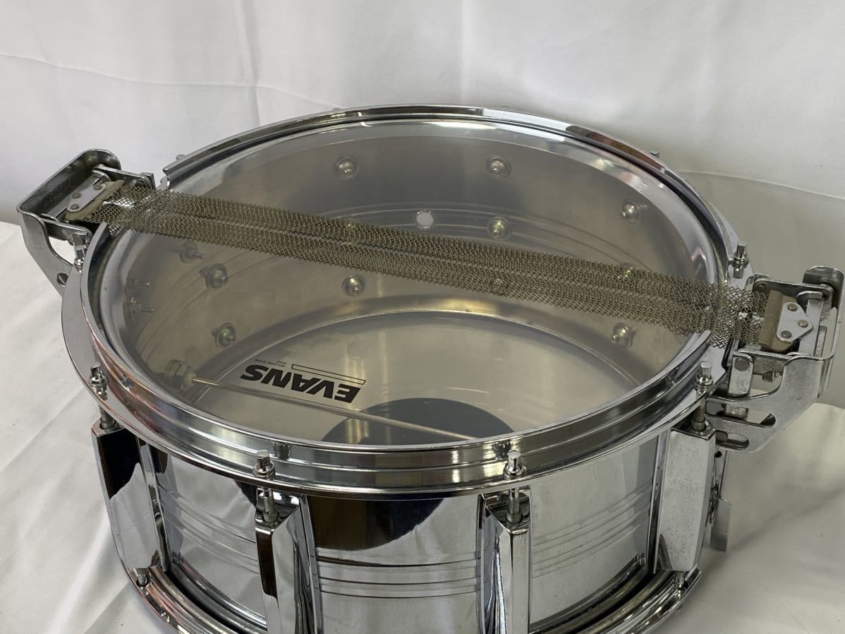 【現状渡し品】スネアドラム YAMAHA ヤマハ SD-065M 14×6.5インチ MADE IN JAPAN ※ヘッド/スナッピー未張替え、ジャンク扱いにて！_画像7