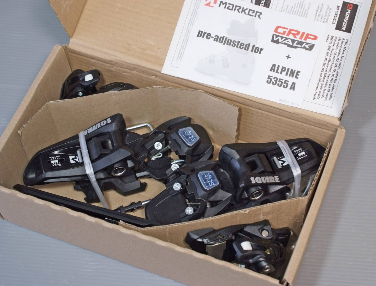 送料込 MARKER SQUIRE11 ID BLACK 136㎜ or 100+85㎜ブレーキ 送料込 MARKER SQUIRE11 ID BLACK 136㎜ or 100+85㎜ブレーキ