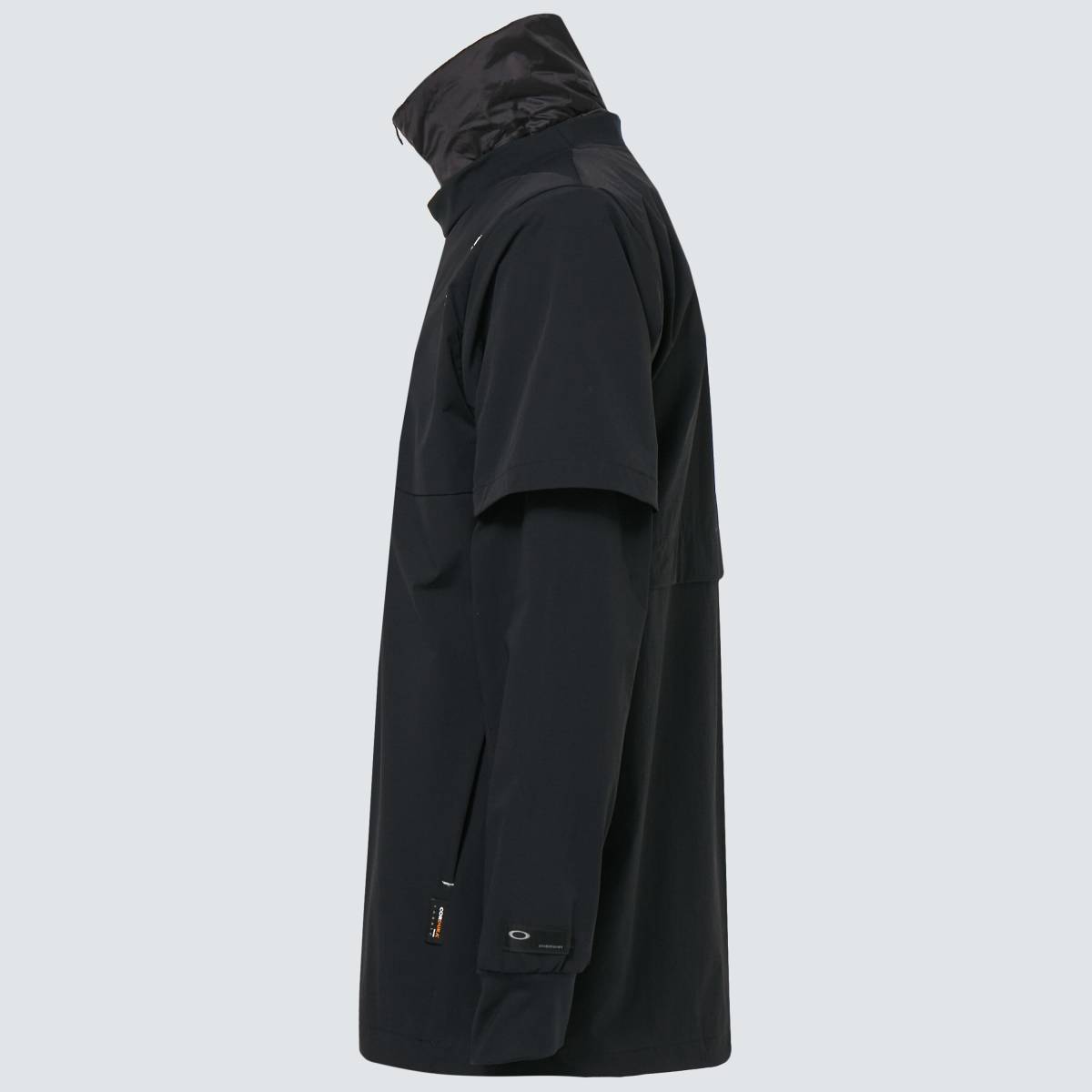 #[M] regular price 16,500 jpy OAKLEY Oacley GOLF SKULL. manner water-repellent 2way pull over jacket black #