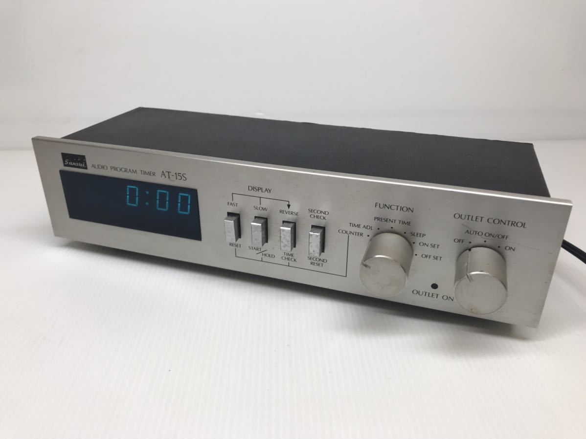 SANSUI オーディオタイマー AT-15S ジャンク扱い_画像1