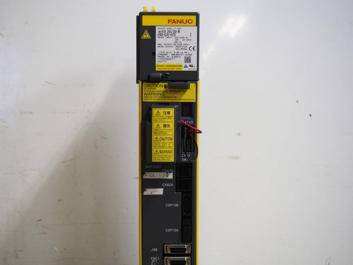 ☆【1T0117-7α18】 FANUC ファナック A06B-6240-H205 サーボアンプ ジャンク_画像3