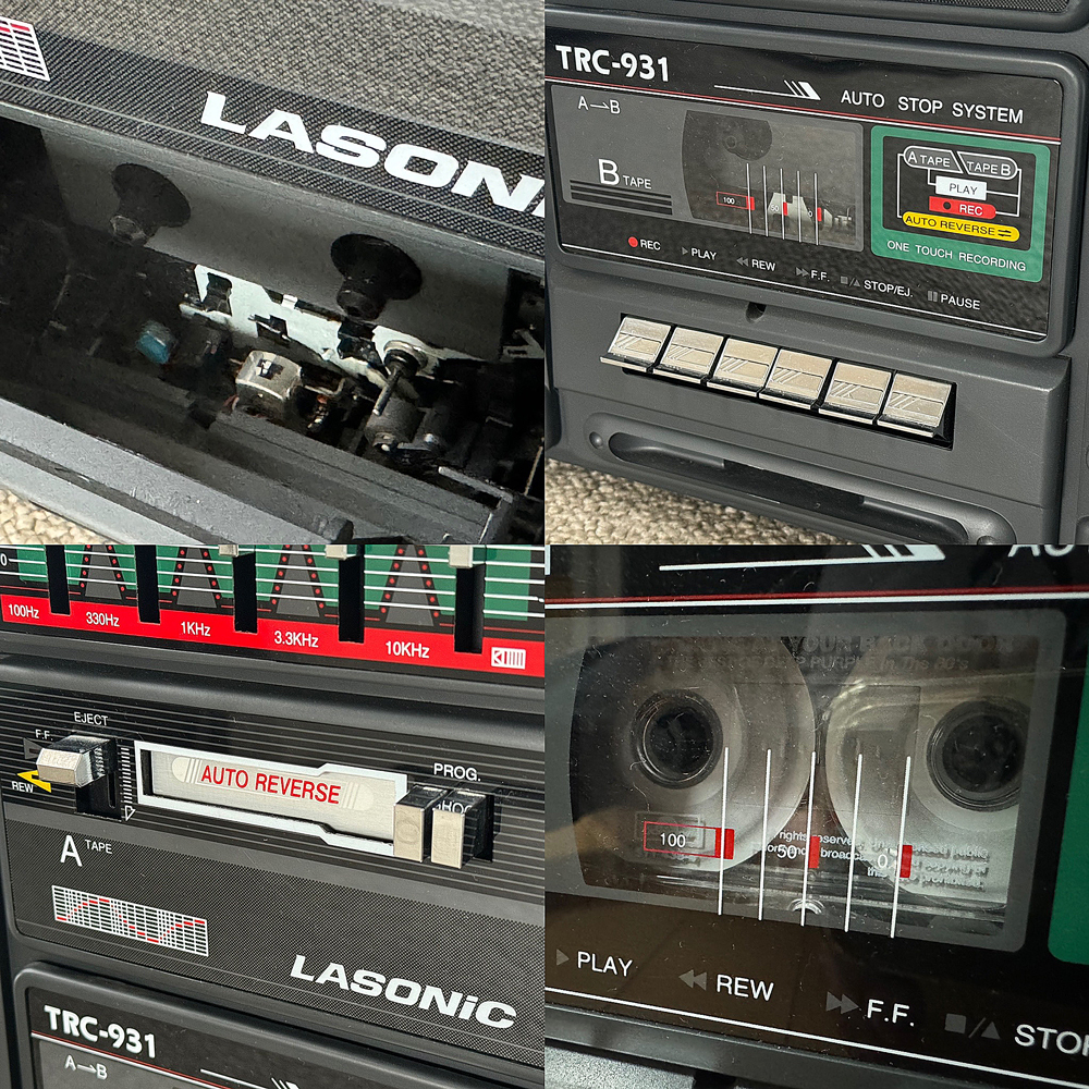 LASONIC TRC-931 ラジカセ BOOMBOX ブームボックス ラソニック　ラゾニック デットストック品_画像10