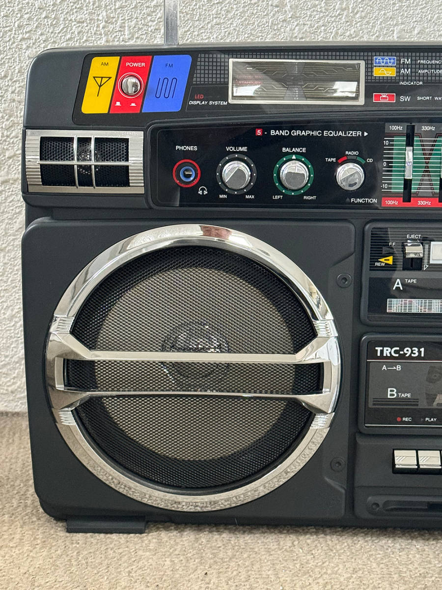 LASONIC TRC-931 ラジカセ BOOMBOX ブームボックス ラソニック　ラゾニック デットストック品_画像2